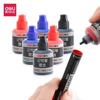 12ml deli oil marker ink 1 bottle set office marking blue black red office supplies