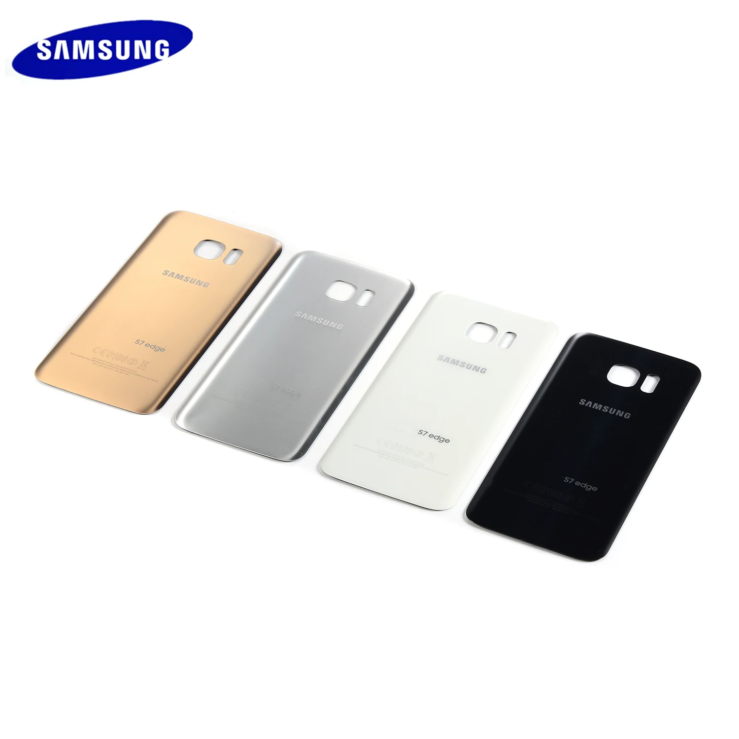 Стеклянный корпус S7 G930F G930P задняя крышка аккумулятора для Samsung Galaxy Edge G935F G935P +
