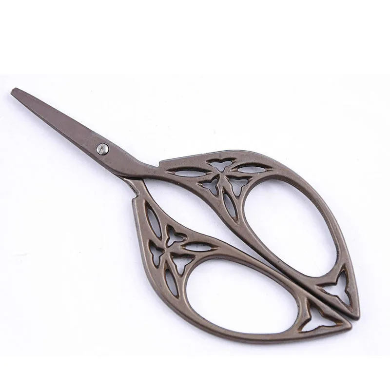 ZOTOONE Нержавеющая Сталь европейские винтажные ножницы Античные цветочные швейные