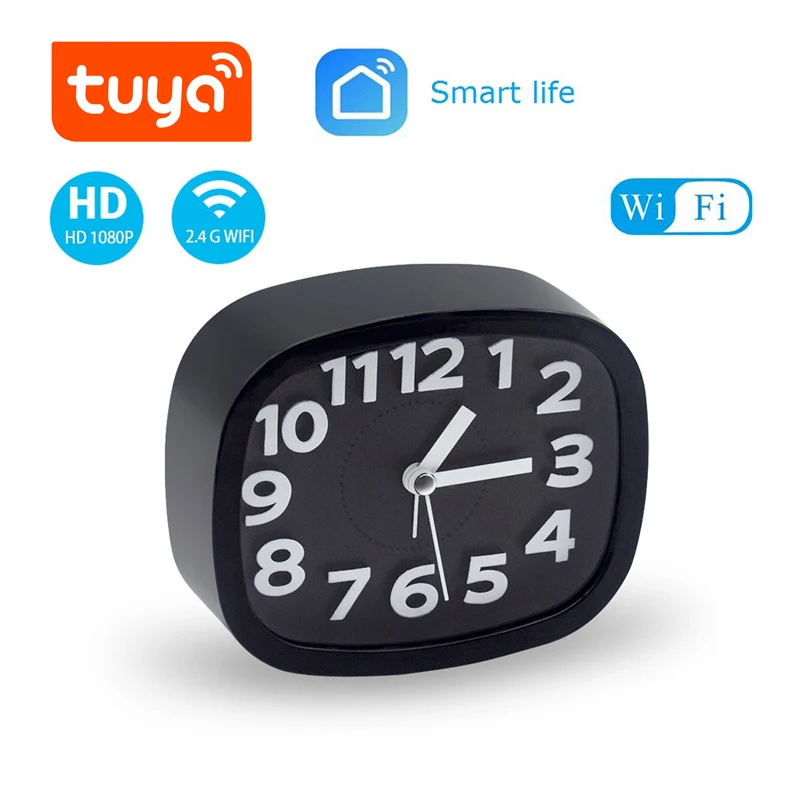 Yoothi беспроводные маленькие настольные часы с камерой IP WIFI Tuya Smart Micro Secret