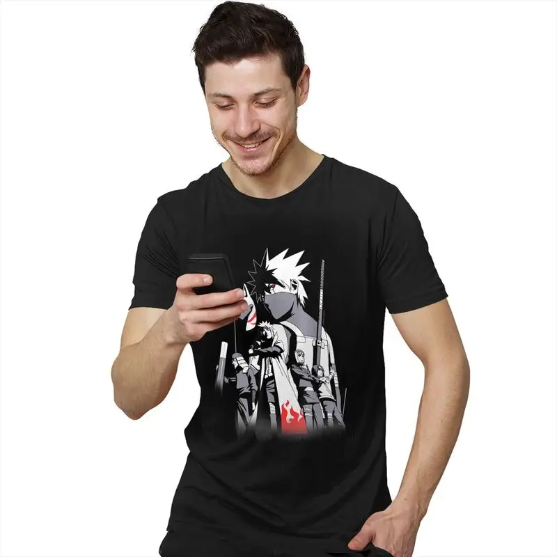 Anime Manga Men T Shirt Cotton Tees Simwill Tshirt Short Sleeve Urban T-shirt Gift
