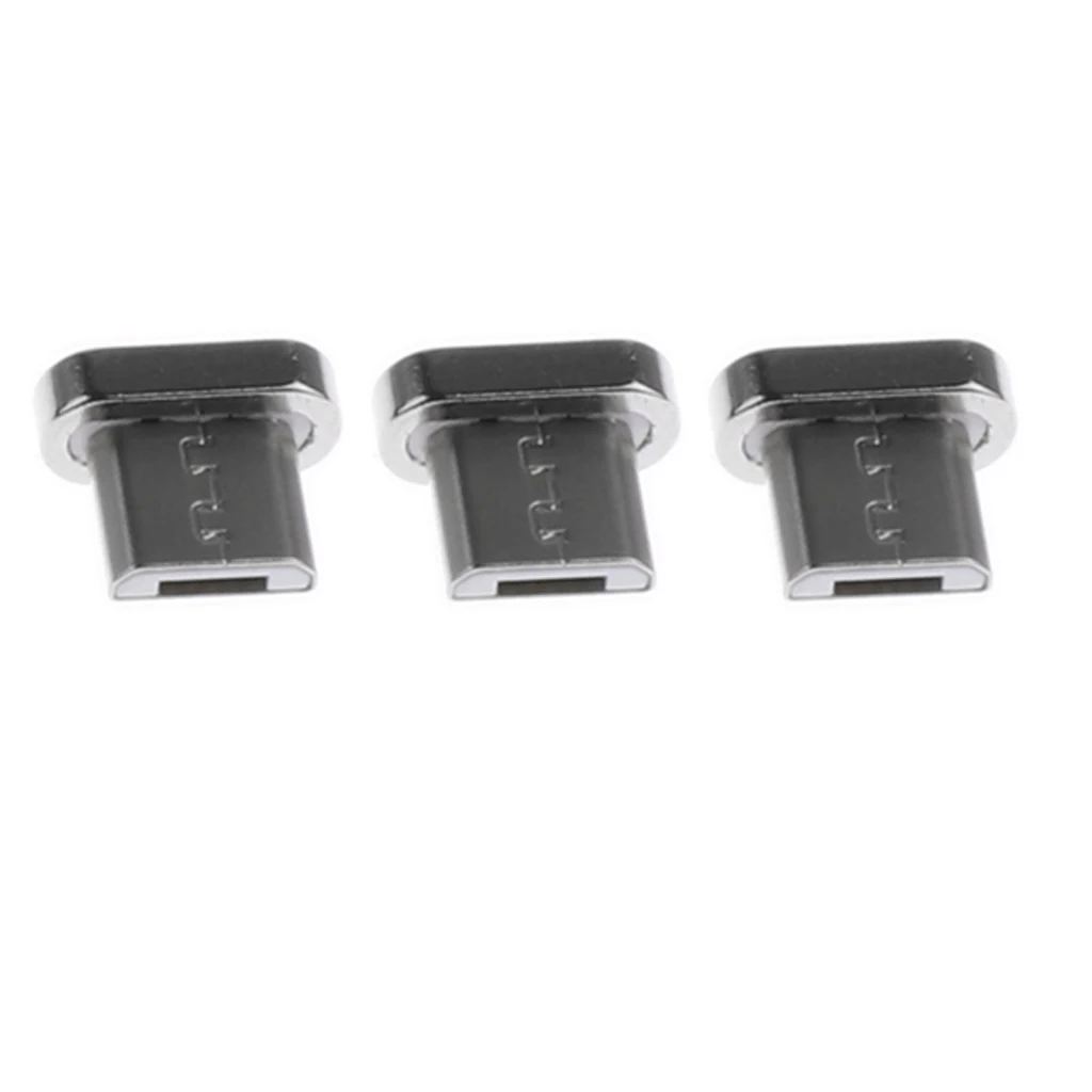 3 шт./компл. для микро-флеш-накопителя USB наконечник конвертировать Штепсель для телефонов на базе Android с Bluetooth Магнитный Micro USB разъем Micro USB адаптер