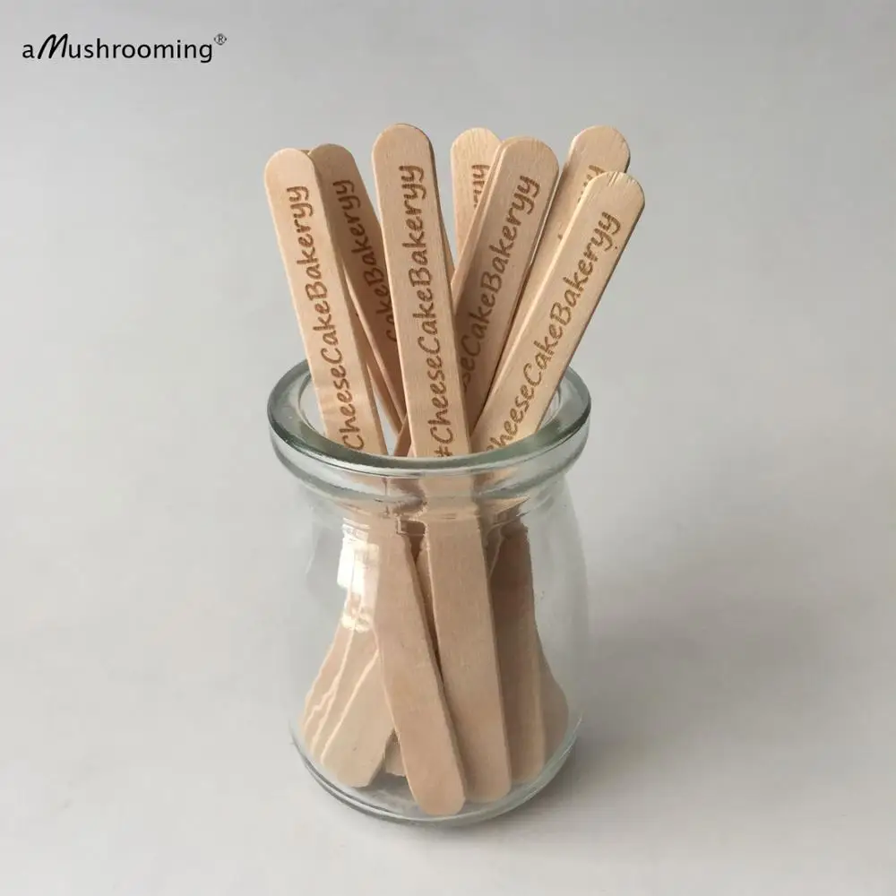 Палочки для мороженого с лазерной гравировкой рисовые Хрустящие палочки - купить