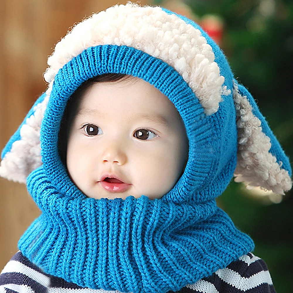 CYSINCOS зимняя теплая шапка для мальчиков и девочек шапки из меха ягненка милая