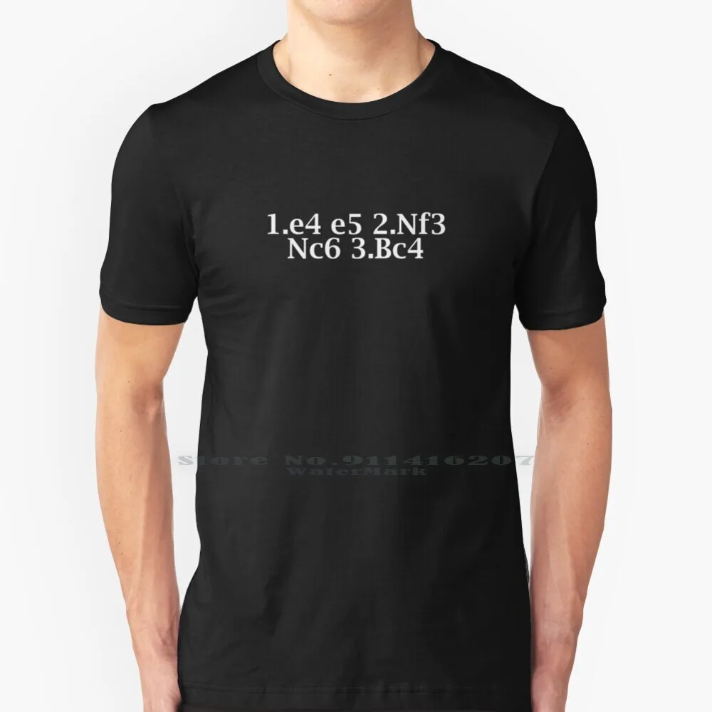 

Chess Italian Game V3 T Shirt 100% Pure Cotton Chess Grandmaster Chessboard World Chess Federation Fide Checkmate Check