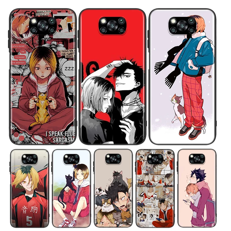

Kozume Kenma Haikyuu Anime For Xiaomi Poco X3 NFC M2 X2 F2 C3 M3 Pocophone F1 Pro Mi Play Mix 3 A2 A1 6 5 lite Phone Case
