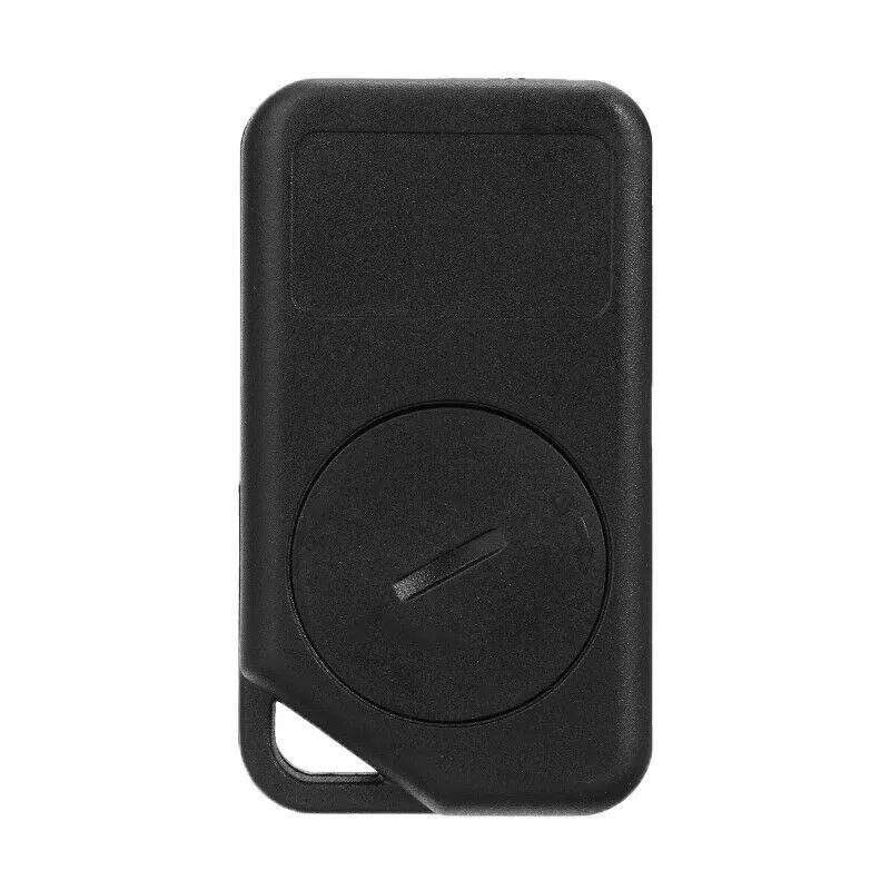 

1pc Car Remote Case ABS+Metal Black Entry Key Fob Keyless Notched Blade