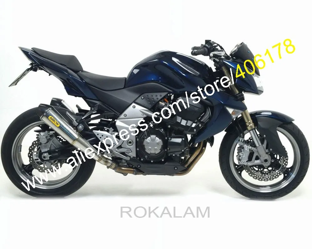 

Best Body Kit For Kawasaki Z1000 2007 2008 2009 Z 1000 07-09 07 08 09 Dark Blue ABS Motorcycle Bodyworks Fairings Set
