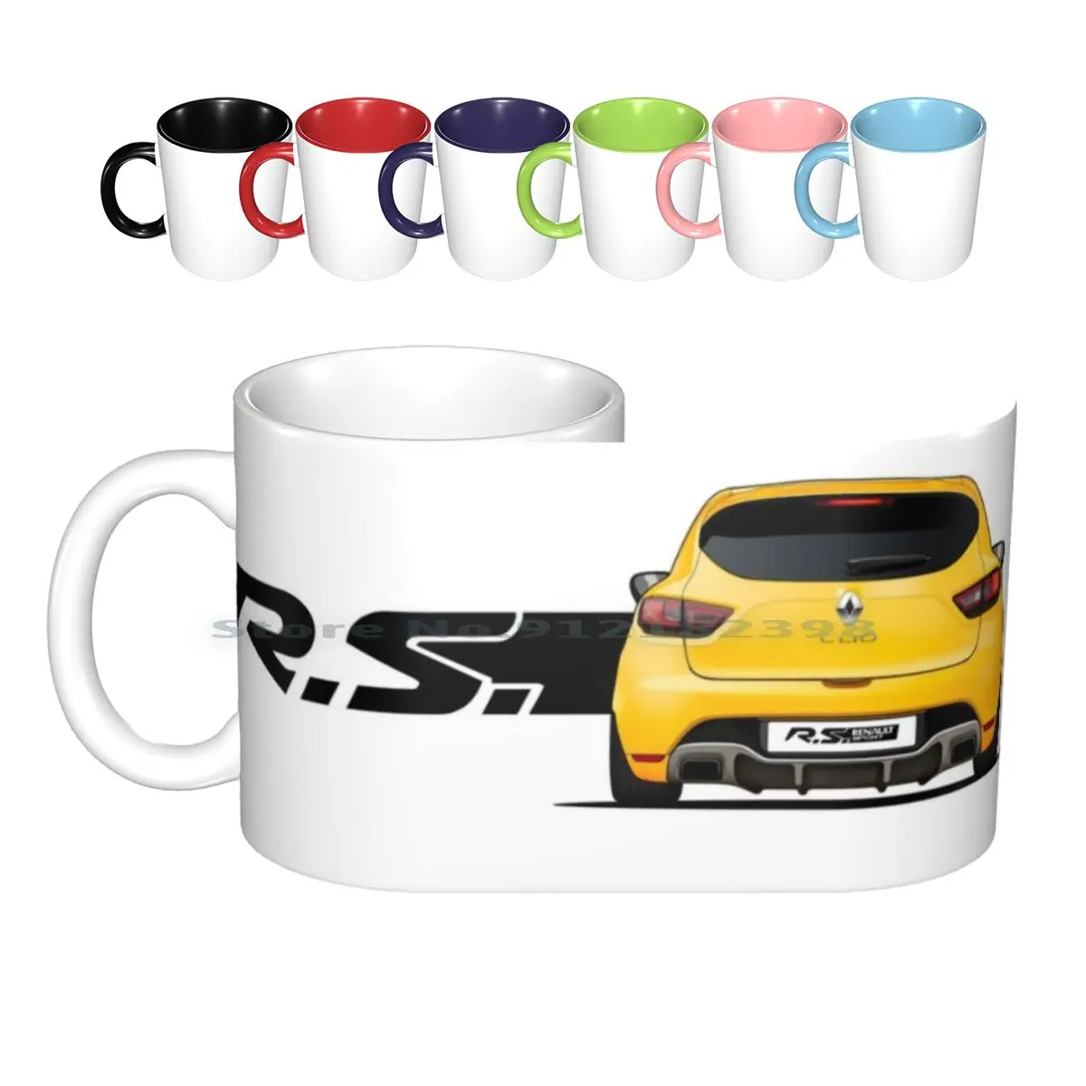 

Clio Sport Iv / / Rear Ceramic Mugs Coffee Cups Milk Tea Mug Clio 16v Rallyes Rally Sport Flag Lives You Frech Euro Wrc Group