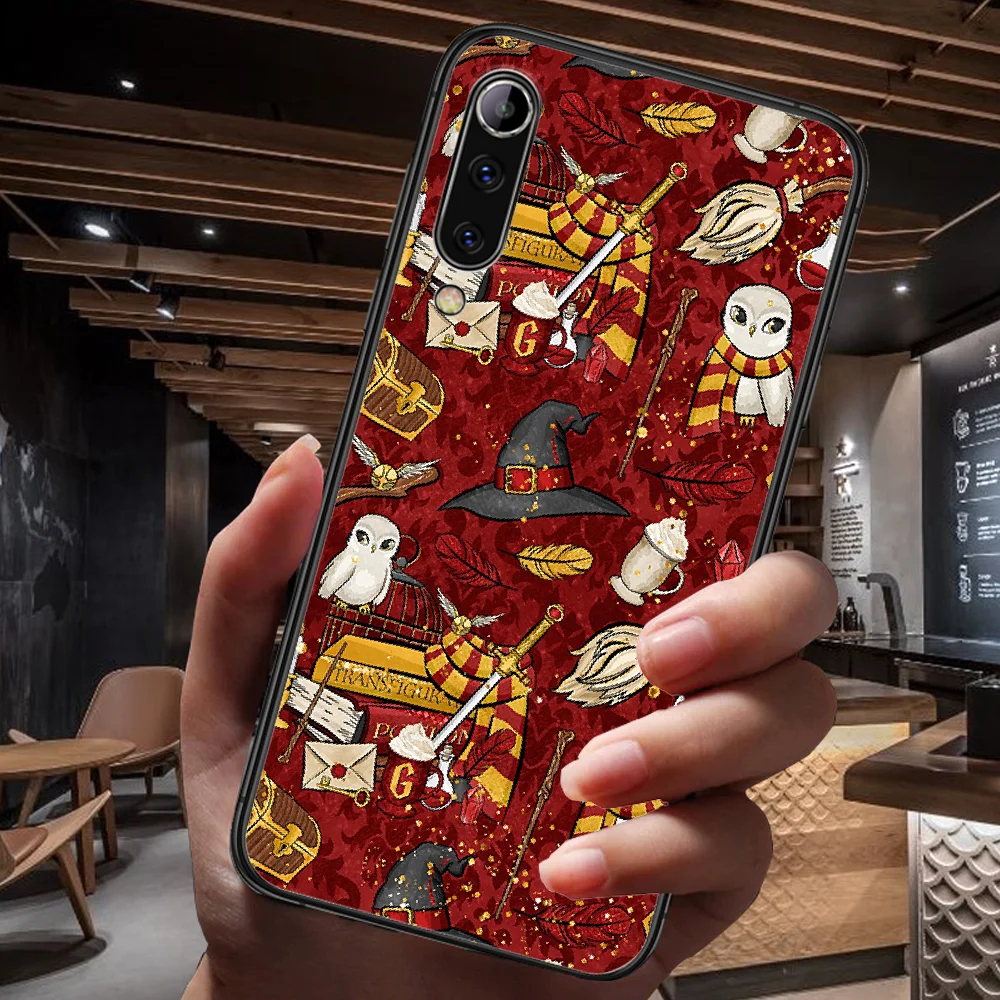 

Movie Harries Cartoon Potters Phone Case For Xiaomi Mi Note 10 A3 9 MAX 3 A2 8 9 Lite Pro Ultra black Shell Silicone Back