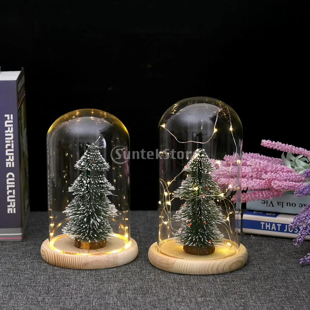 Светодиодные светильники деревянная основа на батарейках прозрачное стекло