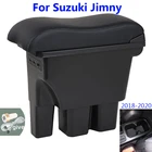 Подлокотник для Suzuki Jimny 2020 2019 2018 2017 JB74, аксессуары для хранения интерьера автомобиля, легко установить 3USB