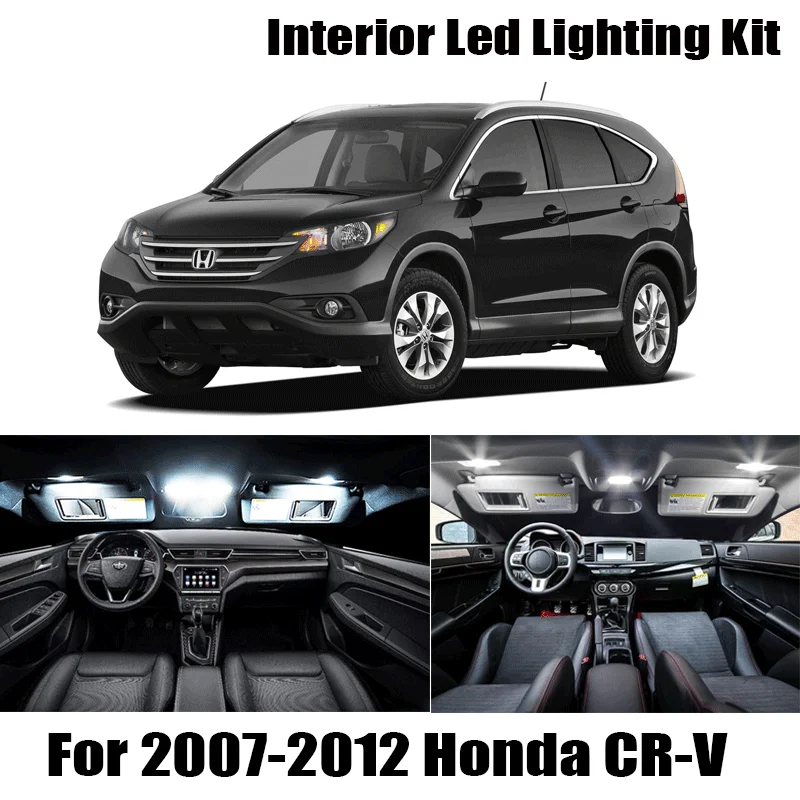 Для Honda CR-V CRV 2007 2008 2009 2010 2011 2012 белые автомобильные аксессуары Canbus без ошибок