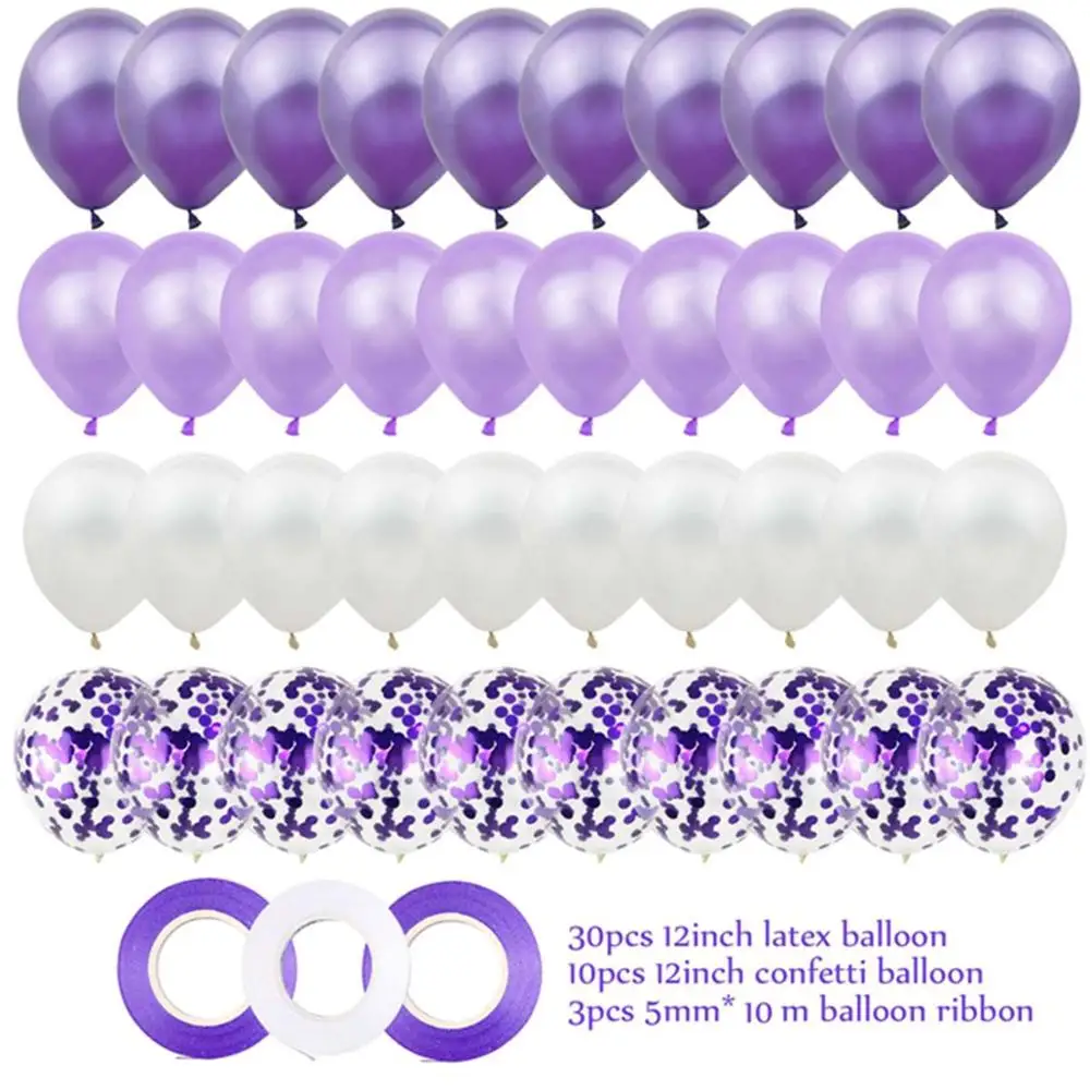 

12inch Round Latex Blue Pink Green Balloons Confetti Birthday Balloon Birthday Party Decor Kids Baby Globo Ballon Wedding Ballon