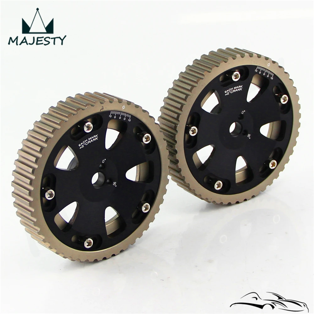 Комплект шкивов для трансмиссии 2 шт. подходит Mitsubishi Lancer EVO 1-9 ECLIPSE DSM 4G63 Black |