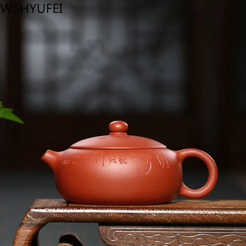Китайский Yixing ручной работы Чайник из фиолетовой глины xishi настоящий чайник для