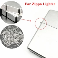 10pcspack 100 new 8mm 9mm metal hinge pins for zp kerosene petrol gasoline lighter universal repair replacement accessory