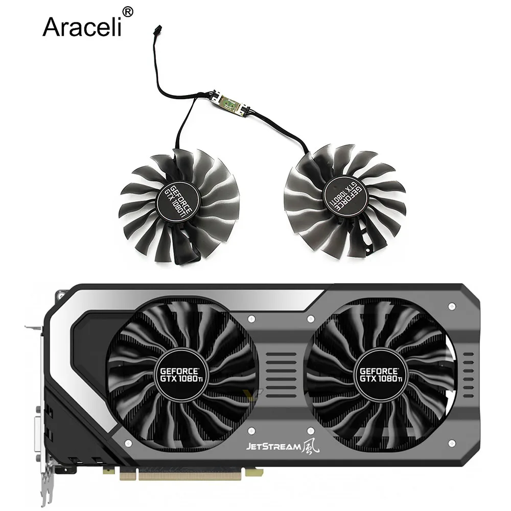 Вентилятор FD10015H12S GAA8S2U 95 мм GTX 1080Ti GTX1080 Ti GPUCard кулер для Palit EMTek GTX1080Ti Jetstream