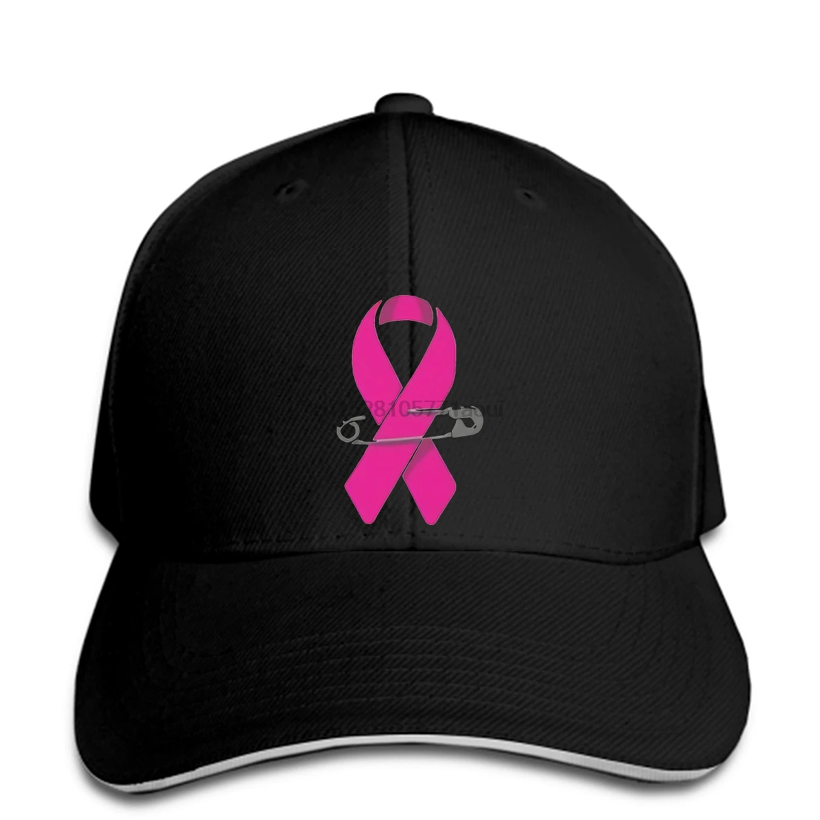 

Baseball cap Breast Cancer Awareness Pocket Pink Ribbon Pin Women Baseball caps Support