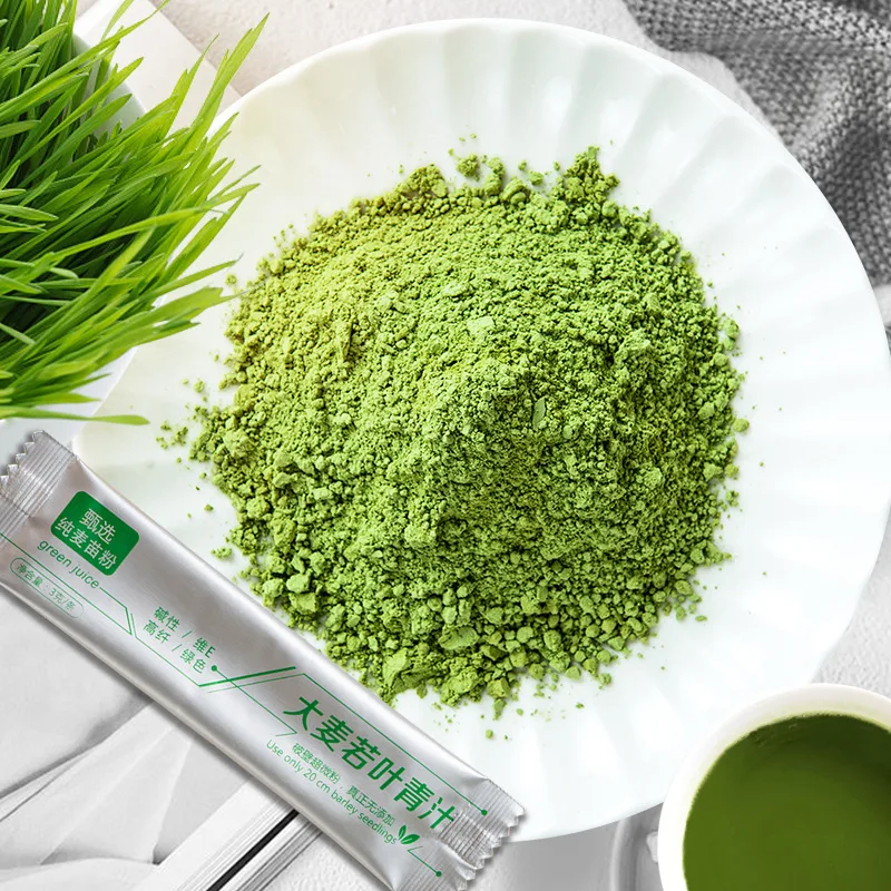 Листья ячменя как зеленый порошок антиокислительный антивозрастной Осветляющий