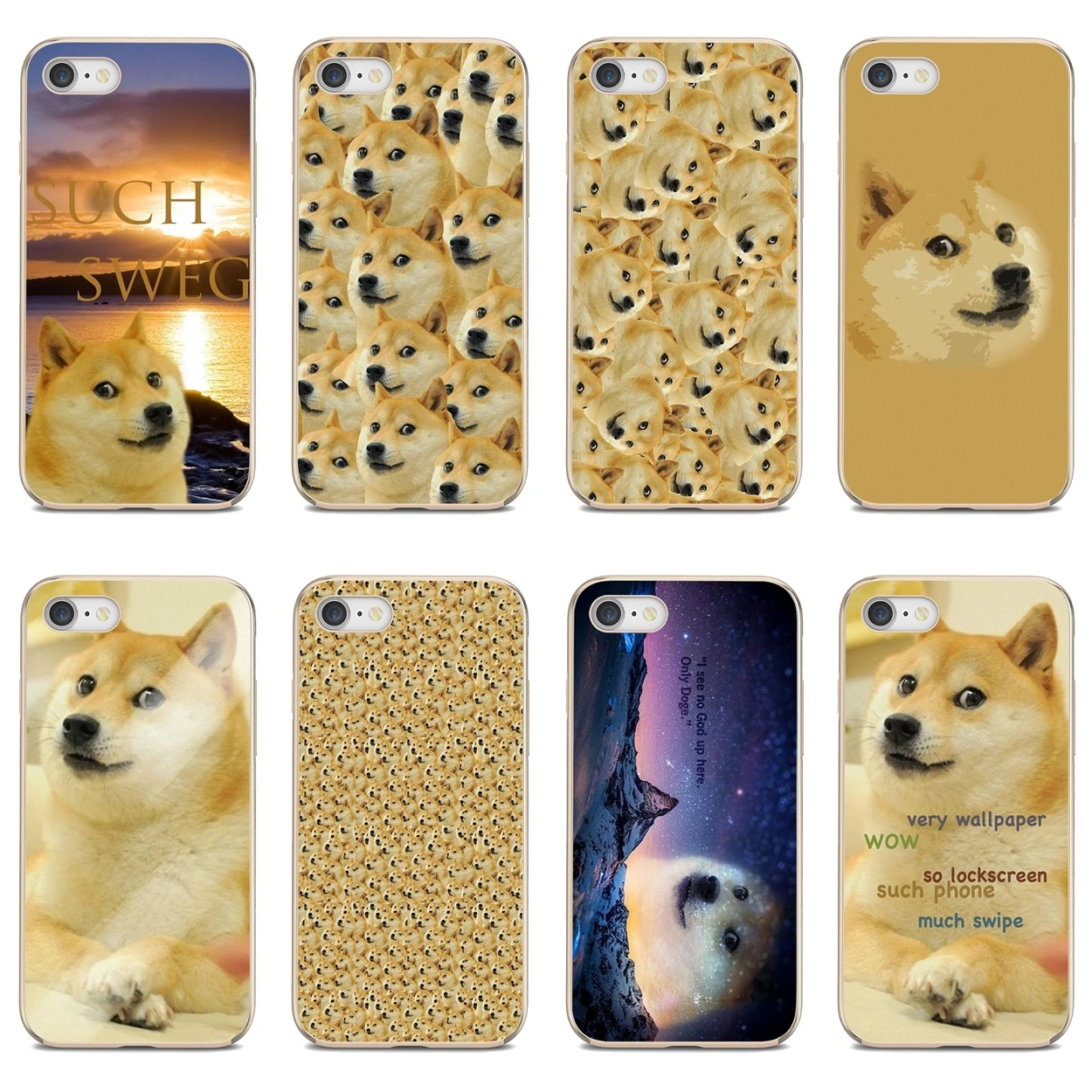 

Happy-Doge-With-It-Kawaii Silicone Bag Case For Apple iPhone 10 11 12 Pro Mini 4S 5S SE 5C 6 6S 7 8 X XR XS Plus Max 2020