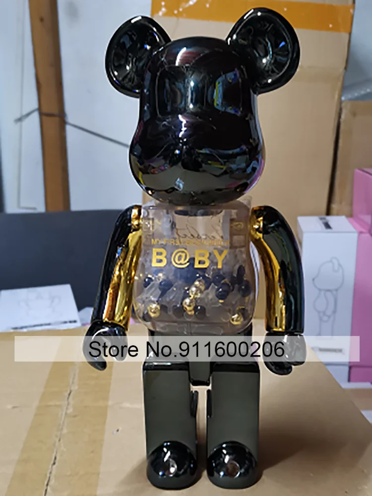 

Bearbricklys 28cm 400% Bear&bricklys Toy B@By Blocks Bear Toy Action Toy Figures Garage Kits Dolls Kids Toys