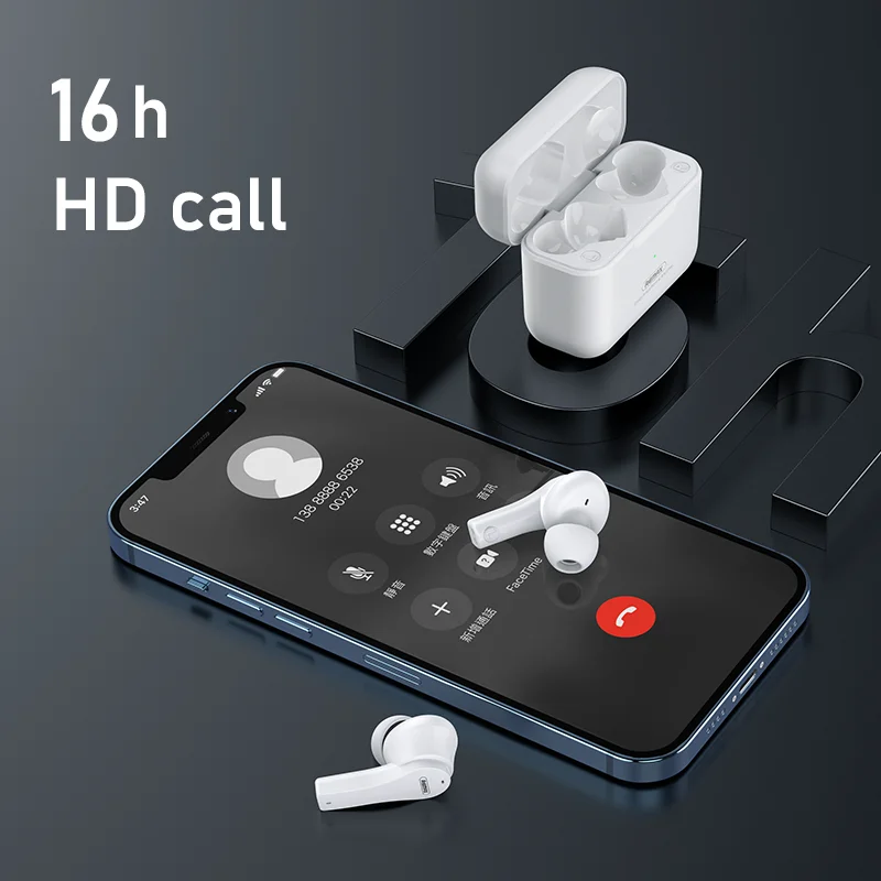 Remax TWS-27 13MM Dynamic TWS 5.0 In Ear Wireless Headphones HIFI Stereo Bluetooth Gaming Music Earphones Touch Control With Mic |