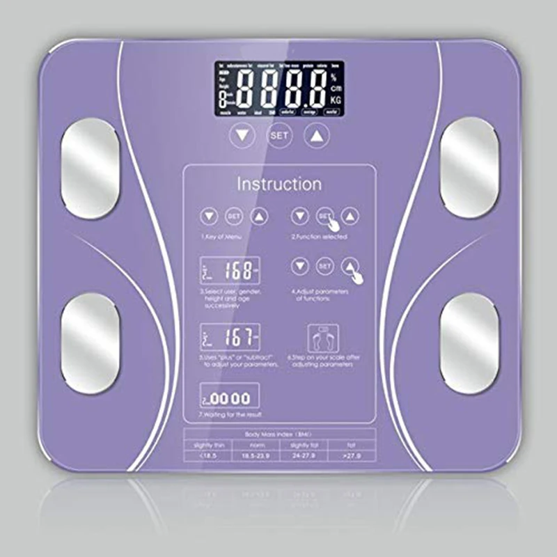 ABUI-Body Index Electronic Smart Weighing Scales Bathroom Body Bmi Scale Digital Human Weight Mi Floor Lcd Display | Дом и сад