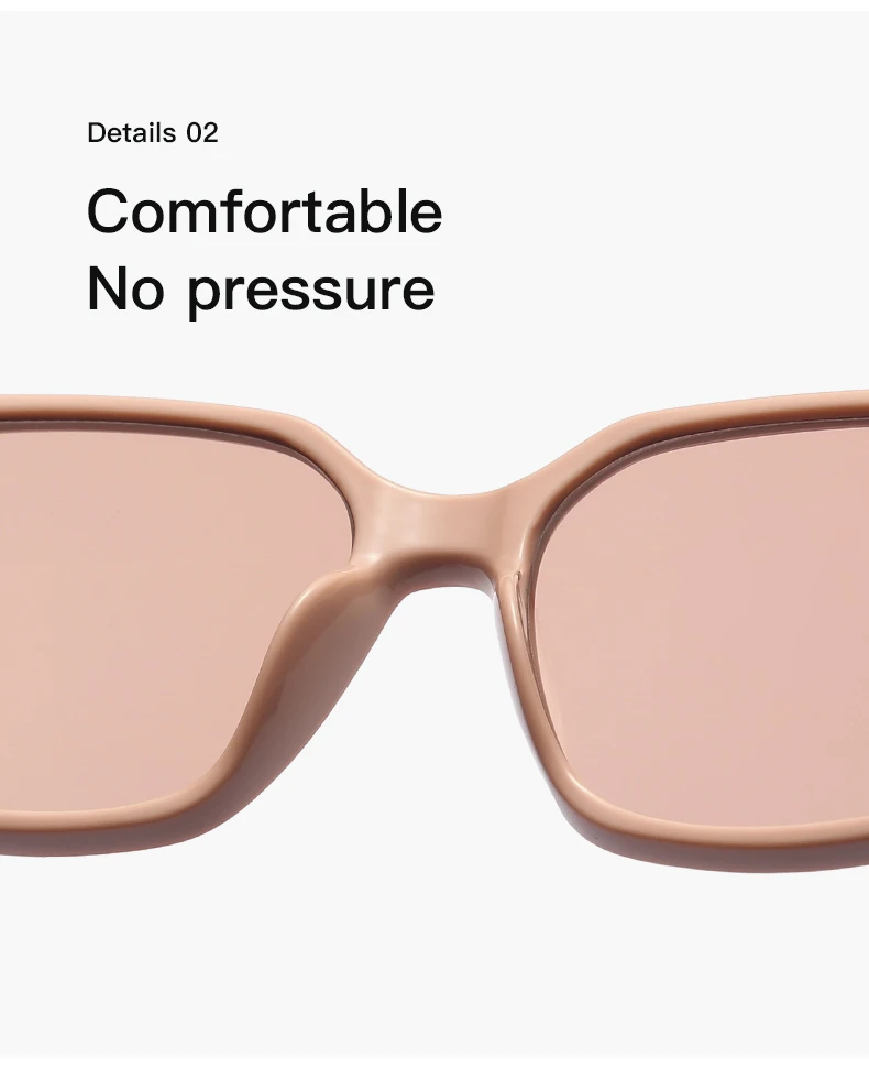 

New Arrivals Retro Classic Design Rectangular Sunglasses 2021 Shopping Self-Shot Driving UV400 Sunglasses for Women 9084