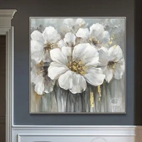 perfect flowers oil paintings wall decor for the classroom the corridor decor painting on canvas picture frameless room artwork