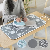 ironing mat laundry pad washer dryer cover board heat resistant blanket press clothes protector home travel portable 48x85cm