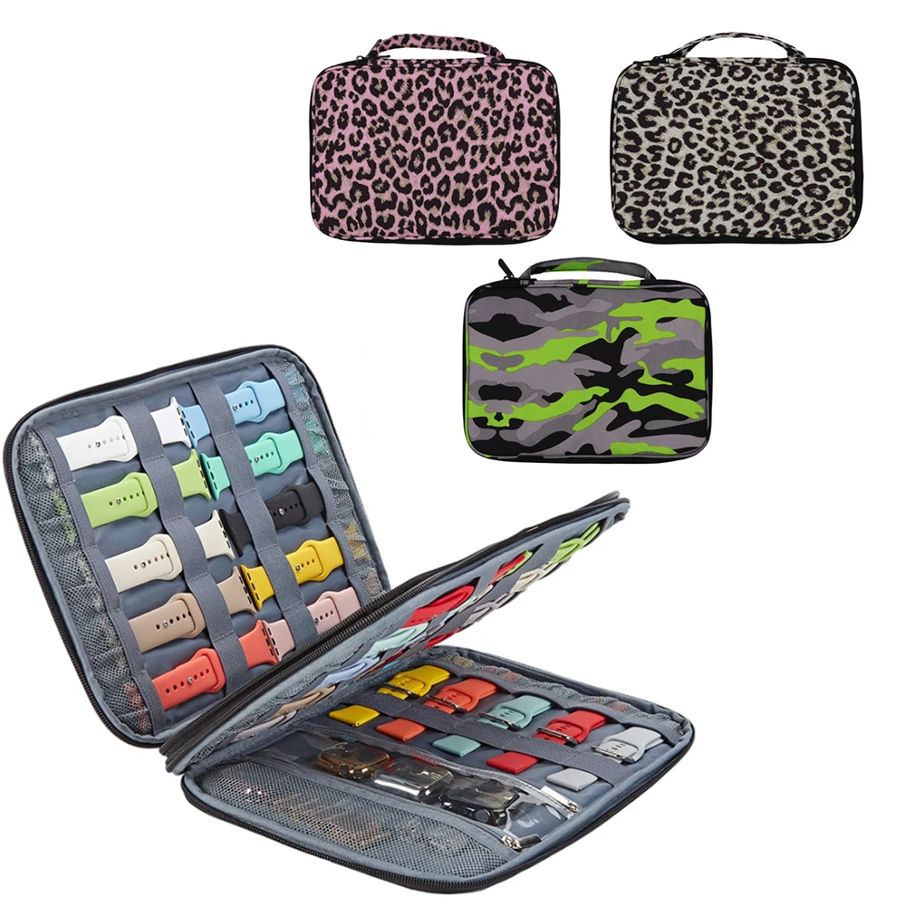 

Bag for Apple Watch Strap Storage Bag Smartwatch Watchband Organizer Bag For iwatch Watch Strap Bag USB Cable Carrying Case