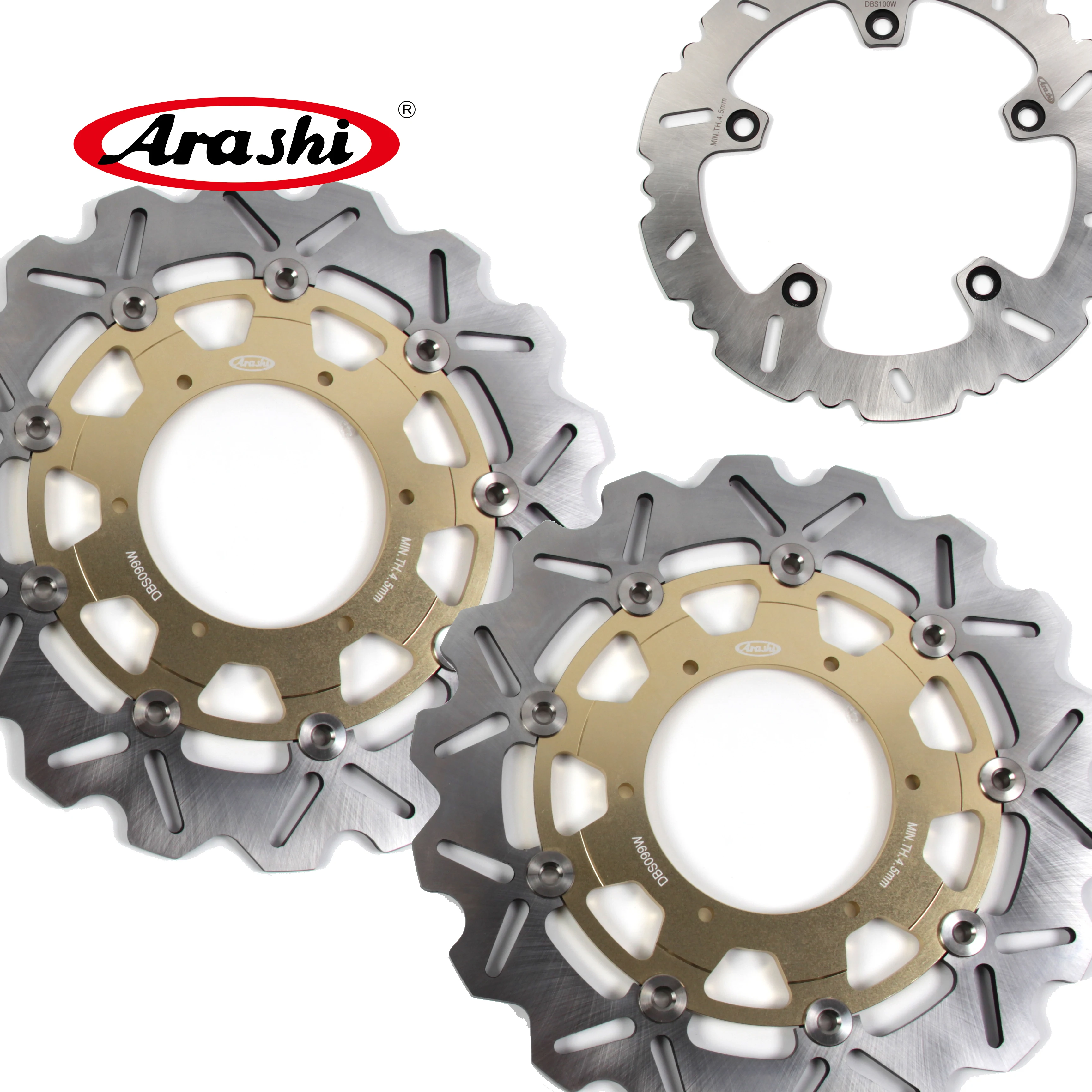 Передние и задние тормозные диски ARASHI F 800 GS CNC для BMW F800GS 2015 2014 2013 2012 2011 2010/F 800GS ADVENTURE