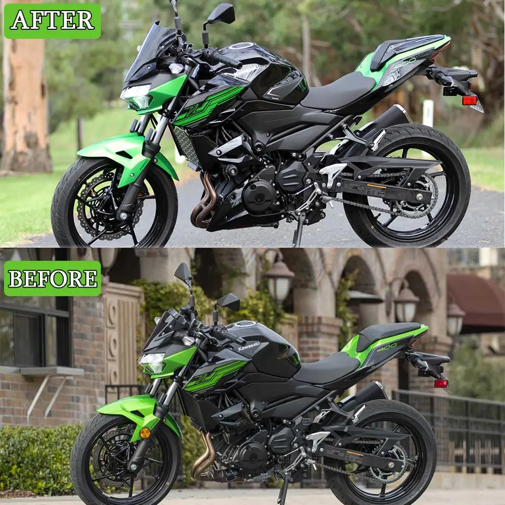 Z400 Передняя сковорода для Kawasaki Z 400 Bellypan нижний спойлер двигателя защитная