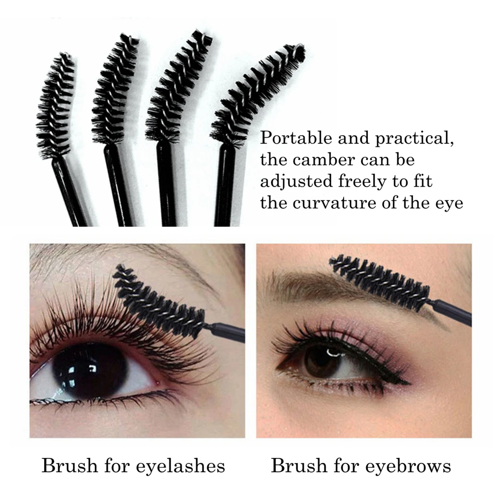 500/1000 шт. щетка тампон одноразовая микрощетка искусственные ресницы