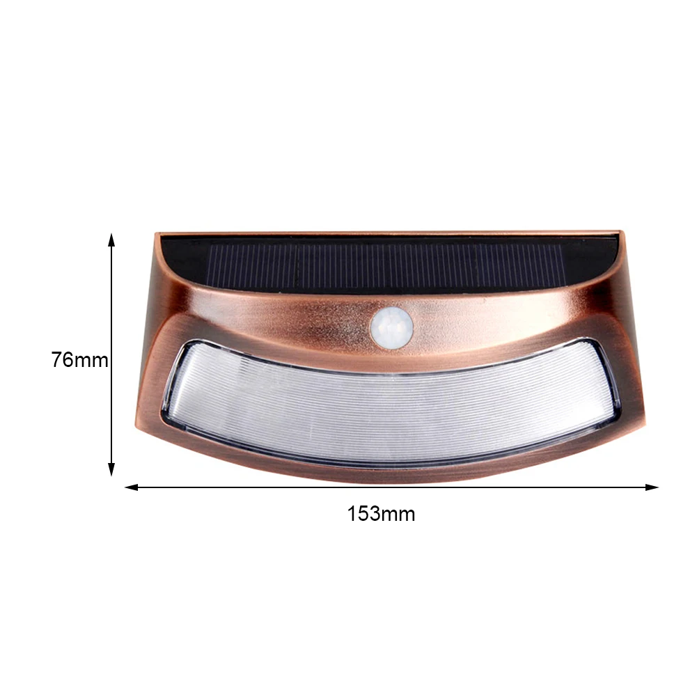 

8Pcs SMD0.2W LED Solar Smile Light Outdoor Waterproof Courtyard Garden Channel Wall Light Human Body Induction Lighting