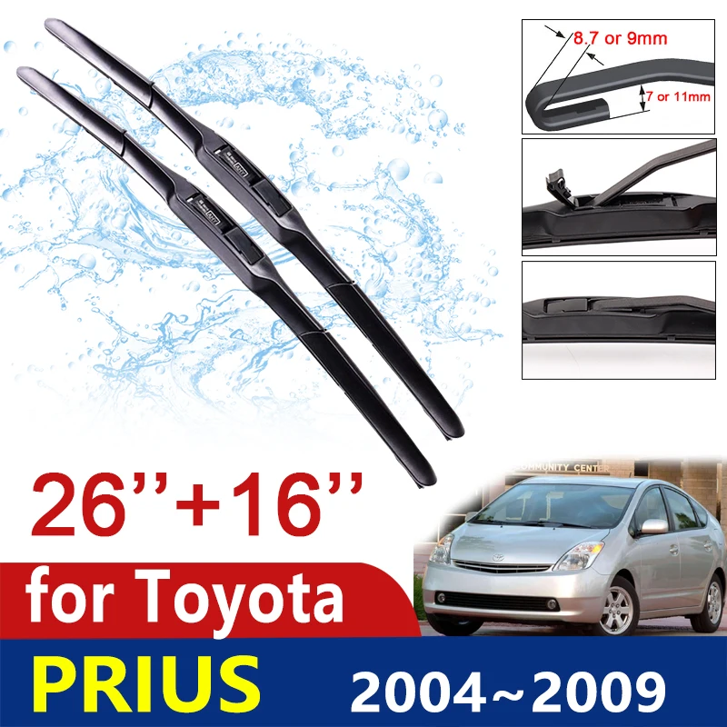 

Car Wiper Blade Windscreen for Toyota Prius XW20 20 Touring 2004~2009 Windshield Wipers Car Accessories 2005 2006 2007 2008
