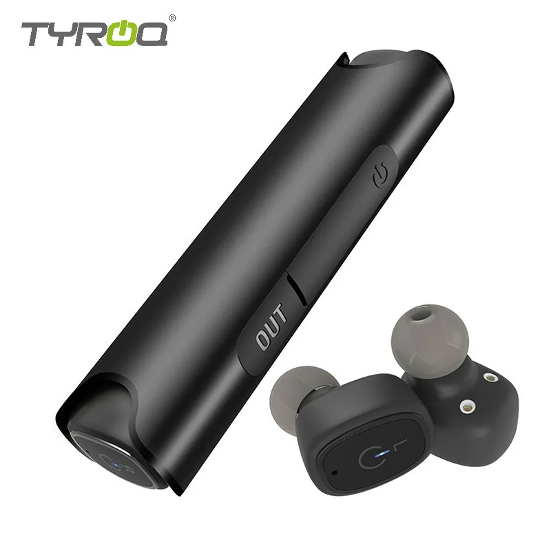 TyRoq S2P IPX7 водонепроницаемые TWS наушники беспроводные Bluetooth 5 0 внешний аккумулятор