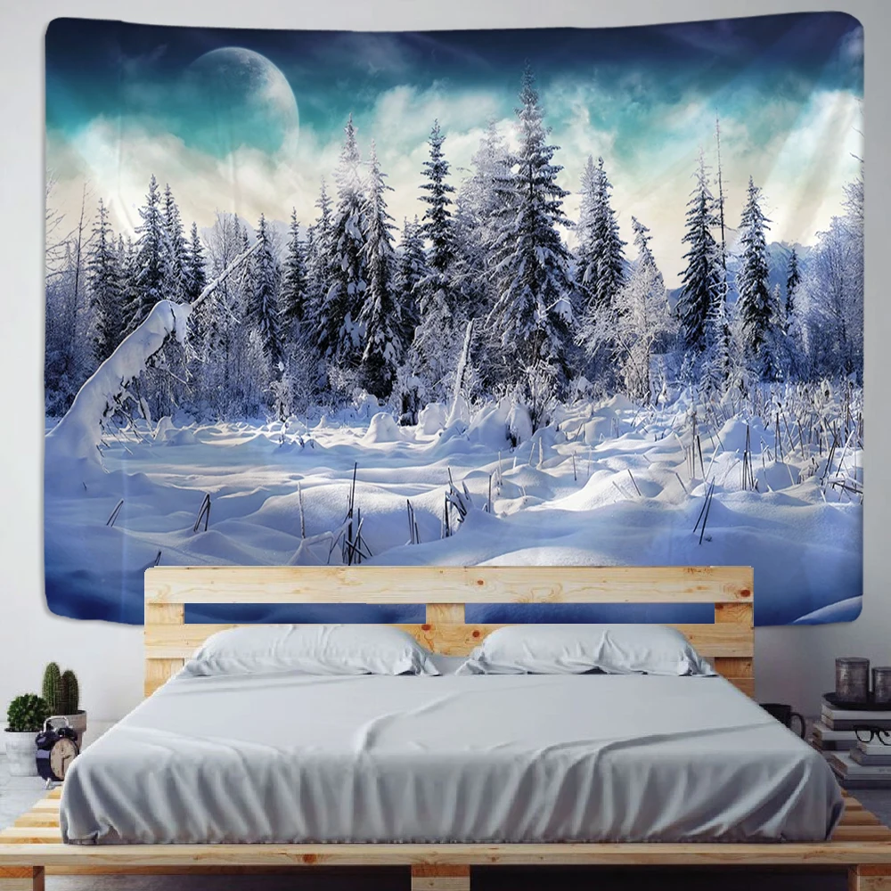 Deep Sea Mermaid Tapestry Indian Mandala Wall Hanging Bohemian Gypsy Psychedelic Tapiz Witchcraft Tapestr | Дом и сад