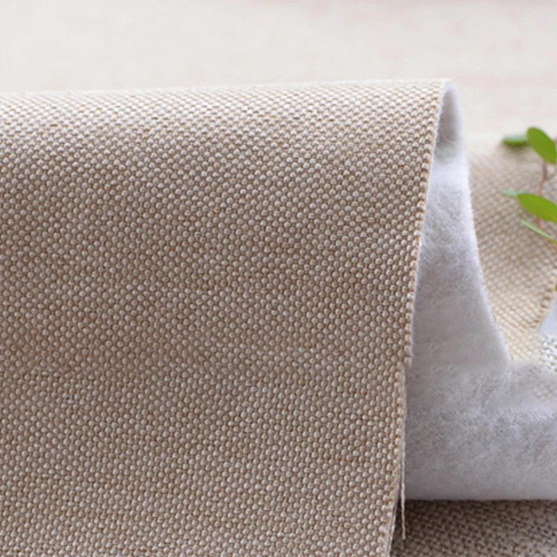 Разноцветная льняная ткань сделай сам одежда для шитья ручная работа диванная