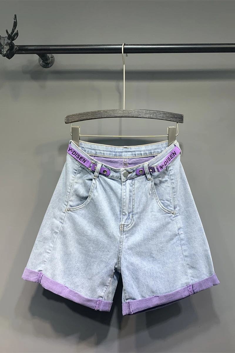 

Straight Jeans Pant Buttons Vintage Women Streetwear High-Waist DM001