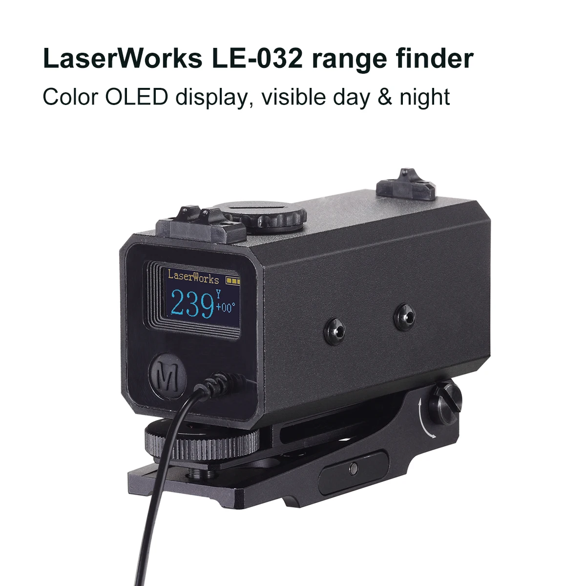 Аксессуары для прицела, Водонепроницаемый дальномер LaserWorks 700 метров, алюминиевый корпус, 3-х сторонняя монтируемая база