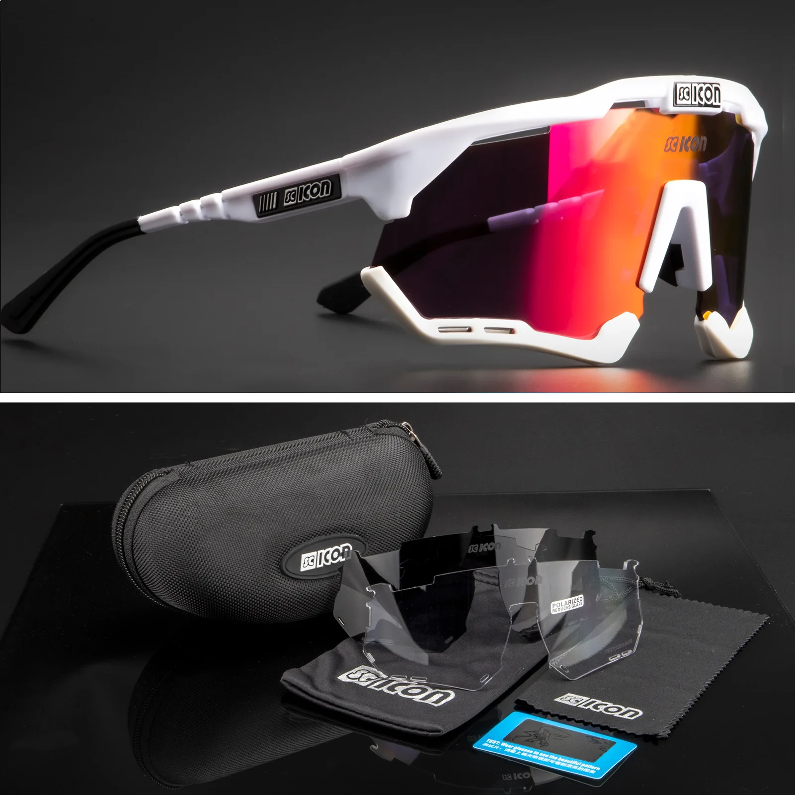

New Polarized Cycling Glasses Bicycle Eyewear Windproof Sunglasses UV400 Outdoor Sports Cycling Goggles Luxury Unisex Sunglasses