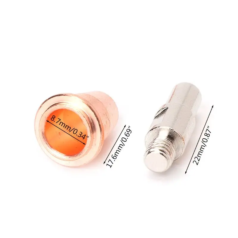 

2021 New 10Pcs/Set S45 Consumables Kit Electrode 0.8mm Nozzle Tip For Plasma Cutter Torch