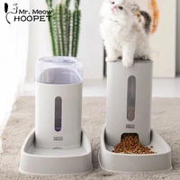 hoopet automatic feeding bowl for dogs large capacity bowl for cat water fountain feeder for cats pet feed and bowls storage