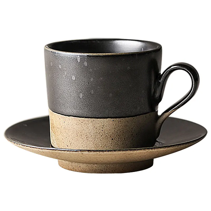 

Японская кофейная чашка и блюдце из костяного фарфора, роскошная фарфоровая чайная чашка и блюдце, набор винтажных таз, керамическая посуда...