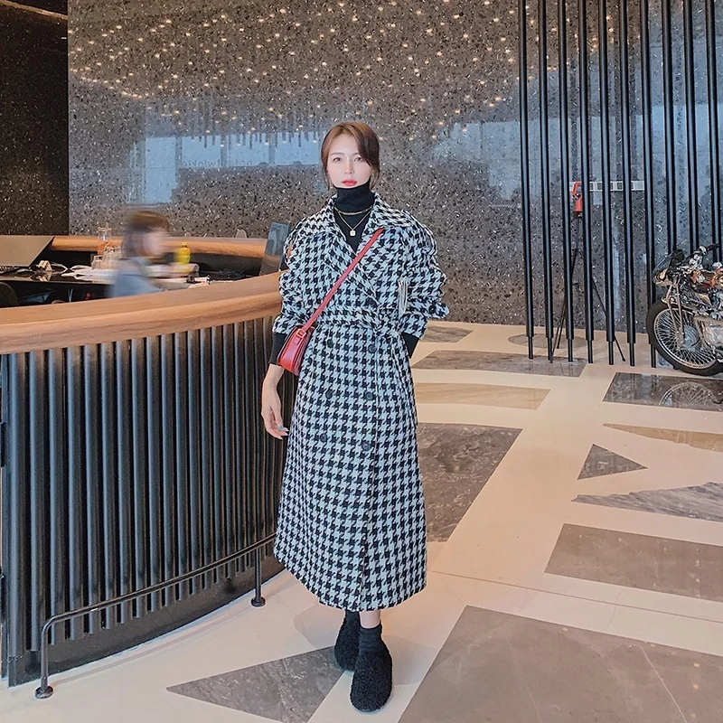 

Новое Элегантное пальто из твида 297-f Jum