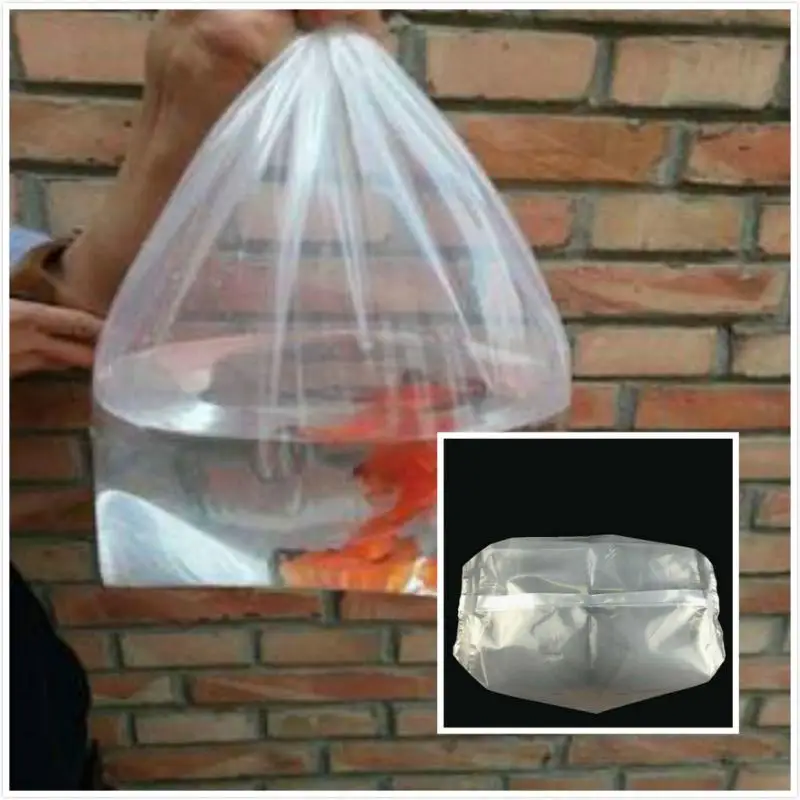 10 шт. высококачественный дыхательный мешок, аквариумная Рыболовная Сумка для транспортировки рыб, креветок и аквариумных растений, квадратная сумка