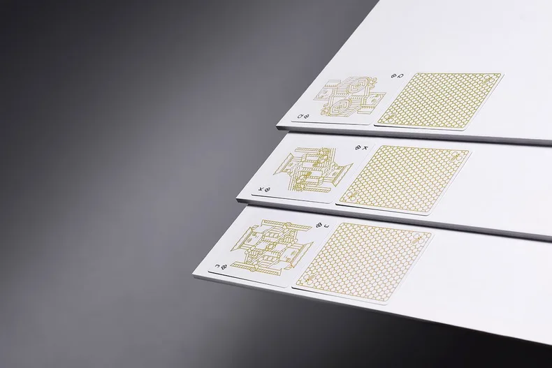 Ellusionist супер пчелы игральные карты белая колода Покер Размер магические Крупным