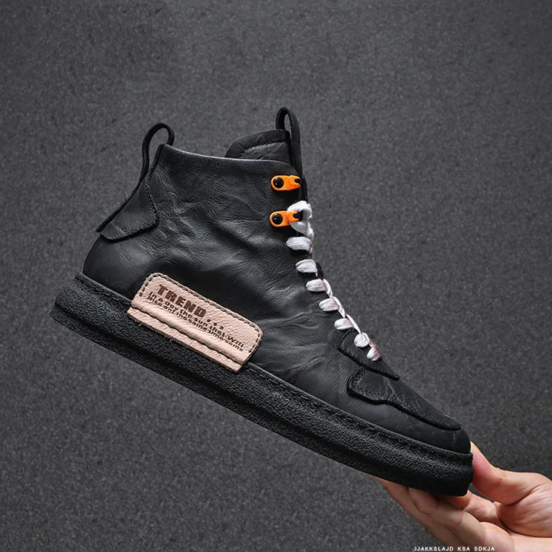 

Men's shoes 2020 autumn and winter new high-top shoes men's trend casual shoes all-match sports shoes men's shoes